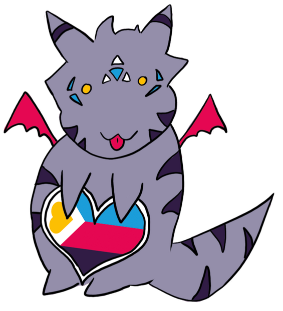 Pride Dragon - Polyam