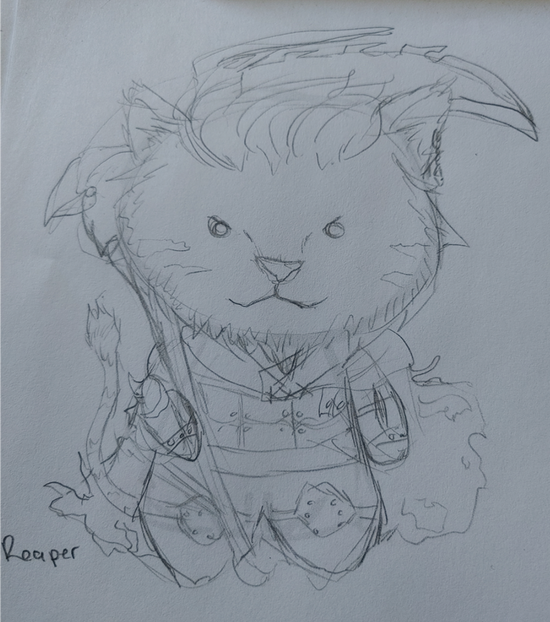Sketch - Reaper - FF14